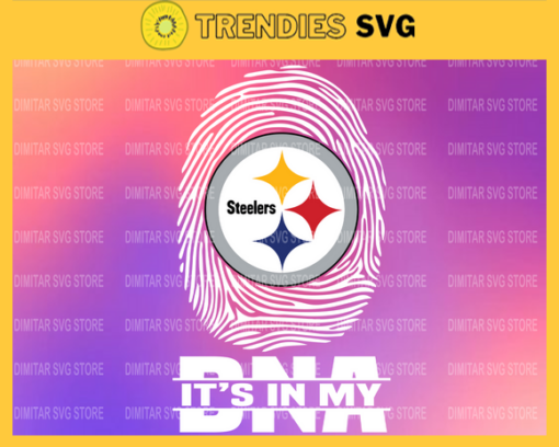 Pittsburgh Steelers It is in my DNA Svg Sport NFL Svg DNA T Shirt DNA Cut Files Silhouette Svg Download Instant Design 7879