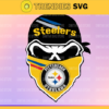 Pittsburgh Steelers Skull NFL Svg Pdf Dxf Eps Png Silhouette Svg Download Instant Design 7902