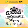 Princess are born in February Svg Eps Png Pdf Dxf February birthday Svg Design 7994