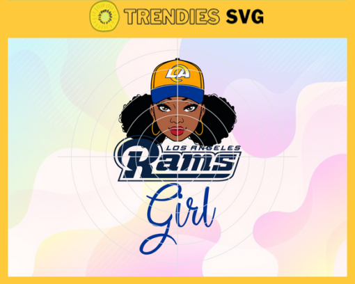 Rams Black Girl Svg Los Angeles Rams Svg Rams svg Rams Girl svg Rams Fan Svg Rams Logo Svg Design 8135