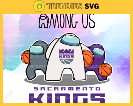 Sacramento Kings Among us NBA Basketball SVG cut file for cricut files Clip Art Digital Files vector Svg Eps Png Dxf Pdf Design 8223