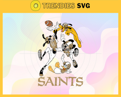 Saints Disney Team Svg New Orleans Saints Svg Saints svg Saints Disney Team svg Saints Fan Svg Saints Logo Svg Design 8237