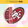 San Francisco 49ers Ball Svg 49ers svg 49ers Girl svg 49ers Fan Svg 49ers Logo Svg 49ers Team Design 8264