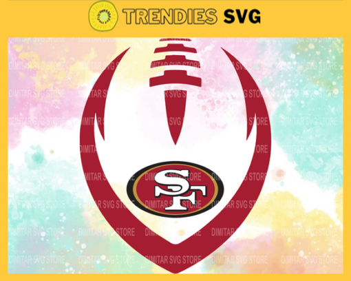 San Francisco 49ers Baseball NFL Svg Pdf Dxf Eps Png Silhouette Svg Download Instant Design 8265 Design 8265