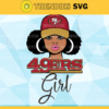 San Francisco 49ers Girl NFL Svg Pdf Dxf Eps Png Silhouette Svg Download Instant Design 8295