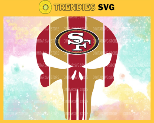 San Francisco 49ers Skull NFL Svg San Francisco 49ers San Francisco svg San Francisco Skull svg 49ers svg 49ers Skull svg Design 8336