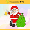 Santa Claus With Beer Svg Christmas Svg Beer Svg Christmas Tree Svg Xmas Svg Christmas Day Svg Design 8387