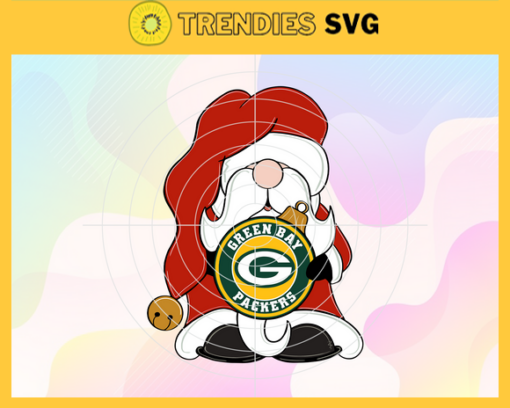 Santa Gnome With Green Bay Packers Svg Packers Svg Packers Santa Svg Packers Logo Svg Christmas Svg Football Svg Design 8411