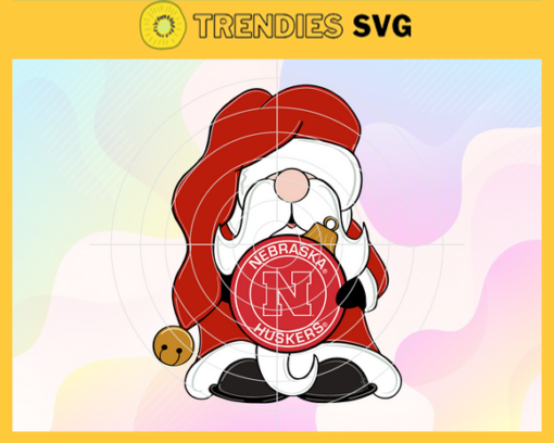 Santa Gnome With Nebraska Huskers Svg Huskers Svg Huskers Santa Svg Huskers Logo Svg Huskers Christmas Svg Football Svg Design 8425