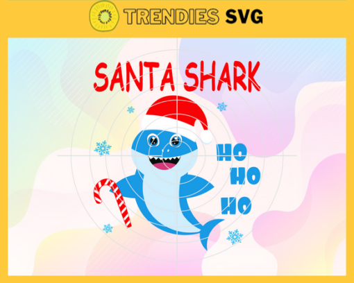 Santa Shark Svg Christmas Svg Santa Claus Svg Baby Shark Christmas Svg Gift For Christmas Svg Xmas Svg Design 8453