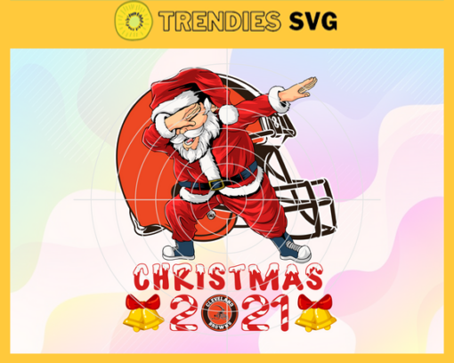 Santa With Cleveland Browns Svg Browns Svg Browns Santa Svg Browns Logo Svg Browns Christmas Svg Football Svg Design 8482