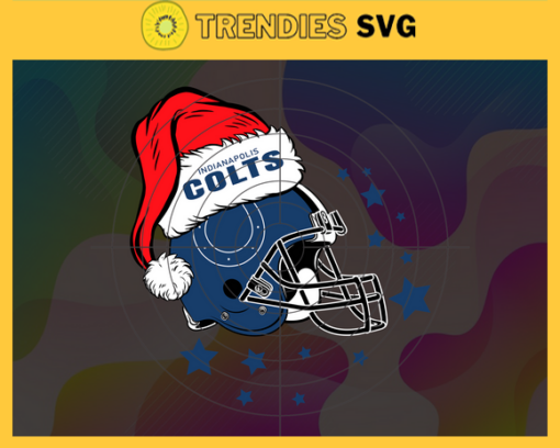 Santa With Indianapolis Colts Svg Colts Svg Colts Santa Svg Colts Logo Svg Colts Christmas Svg Football Svg Design 8499