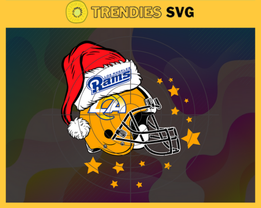 Santa With Los Angeles Rams Svg Rams Svg Rams Santa Svg Rams Logo Svg Rams s Christmas Svg Football Svg Design 8511