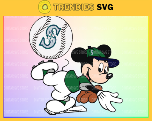 Seattle Mariners Mickey Svg Eps Png Dxf Pdf Baseball SVG files Design 8593