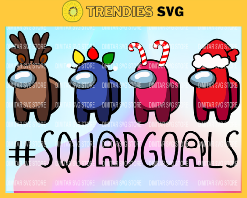 Squadgoals Christmas Gamer design in svg png eps formats Design 9042 Design 9042