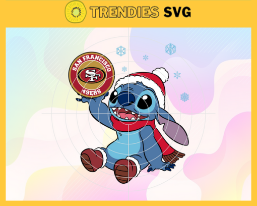 Stitch Christmas San Francisco 49ers Svg 49ers Svg 49ers Stitch Svg 49ers Logo Svg 49ers Christmas Svg Stitch Christmas Svg Design 9110