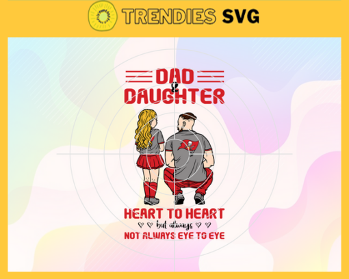 Tampa Bay Buccaneers Dad and Daughter Svg Fathers Day Gift Footbal ball Fan svg Dad Nfl svg Fathers Day svg Buccaneers DAD svg Design 9305