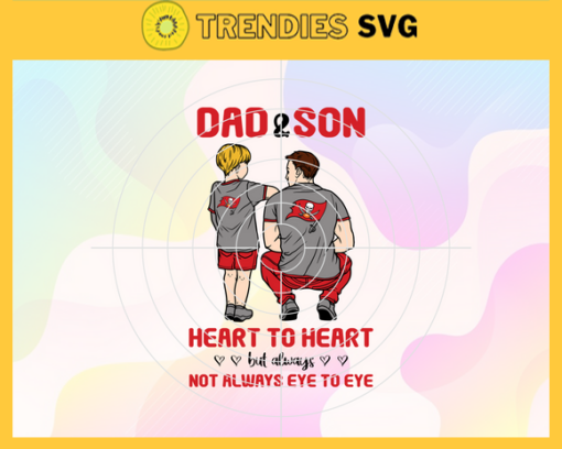 Tampa Bay Buccaneers Dad and Son Svg Fathers Day Gift Footbal ball Fan svg Dad Nfl svg Fathers Day svg Buccaneers DAD svg Design 9306