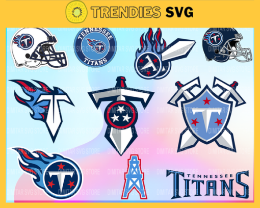 Tennessee Titans Bundle Logo SVG PNG EPS DXF PDF Football Design 9430