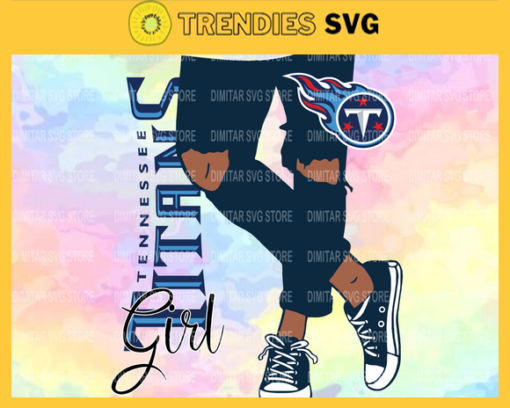 Tennessee Titans Girl with Jean Svg Pdf Dxf Eps Png Silhouette Svg Download Instant Design 9458