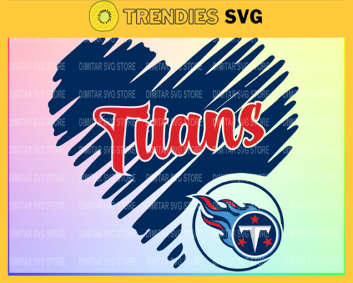 Tennessee Titans Heart NFL Svg Sport NFL Svg Heart T Shirt Heart Cut Files Silhouette Svg Download Instant Design 9459