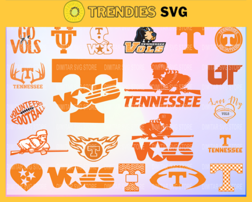 Tennessee Vols bundle Logo Svg Eps Dxf Png Instant Download Digital Print Design 9532