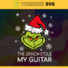 The Grinch Stole My Guitar Svg Christmas Svg Guitar Grinch Svg Christmas Svg Funny Christmas svg Holiday Svg Design 9626