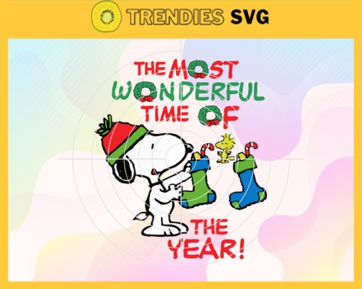 The Most Wonderful Time Of The Year Svg Christmas Svg Santa Snoopy Svg Snoopy Svg Claus Svg Merry Christmas Svg Design 9648