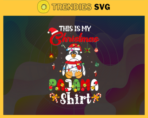 This Is My Christmas Pajama Shirt svg Christmas Svg Funny Christmas Xmas xmas svg pajama svg santa hat svg Design 9875