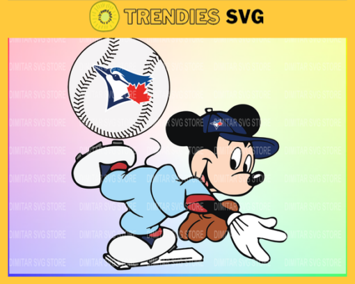 Toronto Blue Jays Mickey Svg Eps Png Dxf Pdf Baseball SVG files Design 9973
