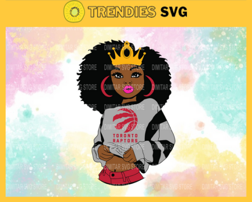 Toronto Raptors Girl Girl NFL Svg Pdf Dxf Eps Png Silhouette Svg Download Instant Design 9978