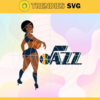 Utah Jazz Svg Jazz Svg Jazz Back Girl Svg Jazz Logo Svg Girl Svg Black Queen Svg Design 10019