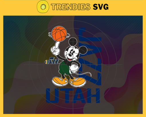 Utah Jazz Svg Jazz Svg Jazz Disney Mickey Svg Jazz Logo Svg Mickey Svg Basketball Svg Design 10021