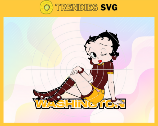 Washington Redskins Betty Boop Svg Redskins Svg Redskins Girls Svg Redskins Logo Svg White Girls Svg Queen Svg Design 10100