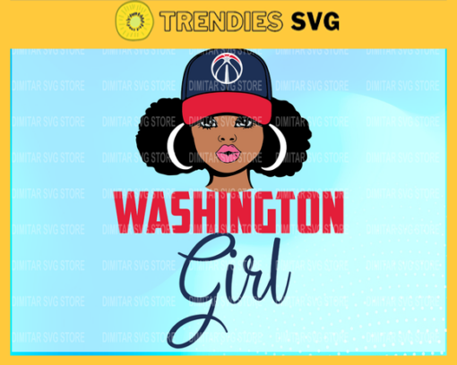 Washington Wizards Girl NFL Svg Pdf Dxf Eps Png Silhouette Svg Download Instant Design 10201