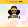 Wolverines Black Girl Svg Michigan Wolverines Svg Wolverines Svg Wolverines Logo svg Wolverines Girl Svg NCAA Girl Svg Design 10261